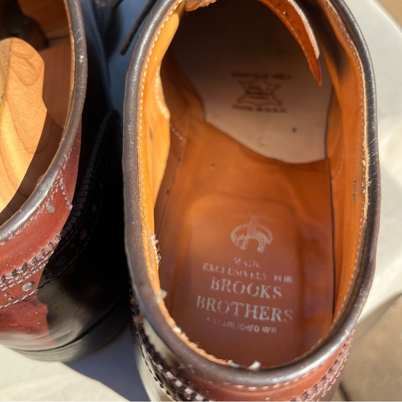 Alden Brooks Brothers Sz 9D Shortwing/Wingtip #8 Shell Cordovan Patina! Very Goo - Picture 4 of 7